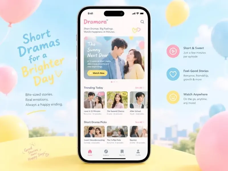 漫剧屋 APP - 随时随地看短剧 漫剧屋APP手机界面展示